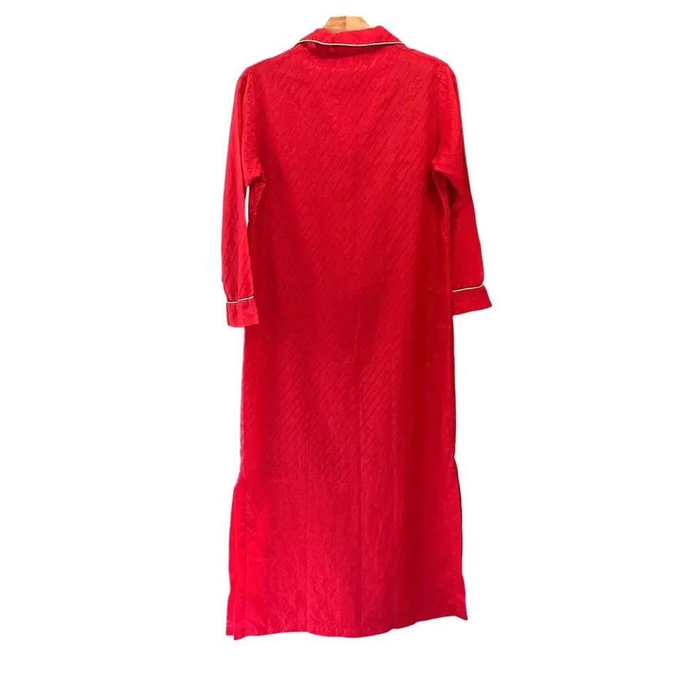 VINTAGE CHRISTIAN DIOR Lingerie Red women's nightgown size medium